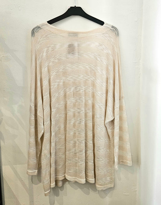 Cardigan ample rayé à lurex ✨️