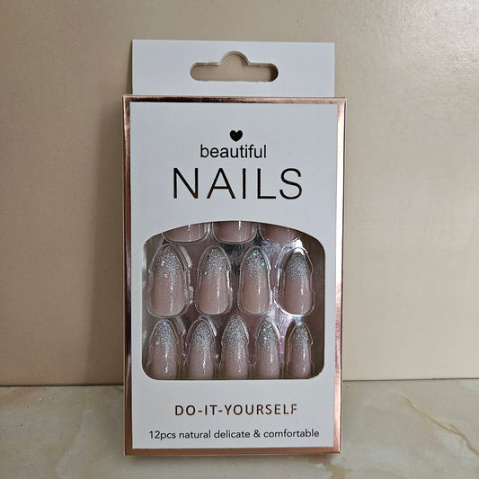 💅 Faux ongles à bout pailleté ✨