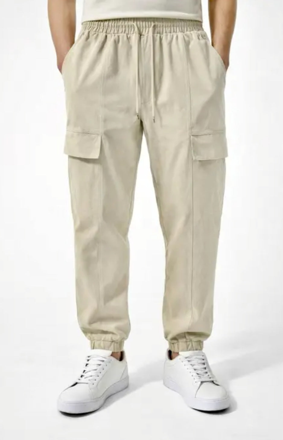 👖Pantalon cargo homme beige