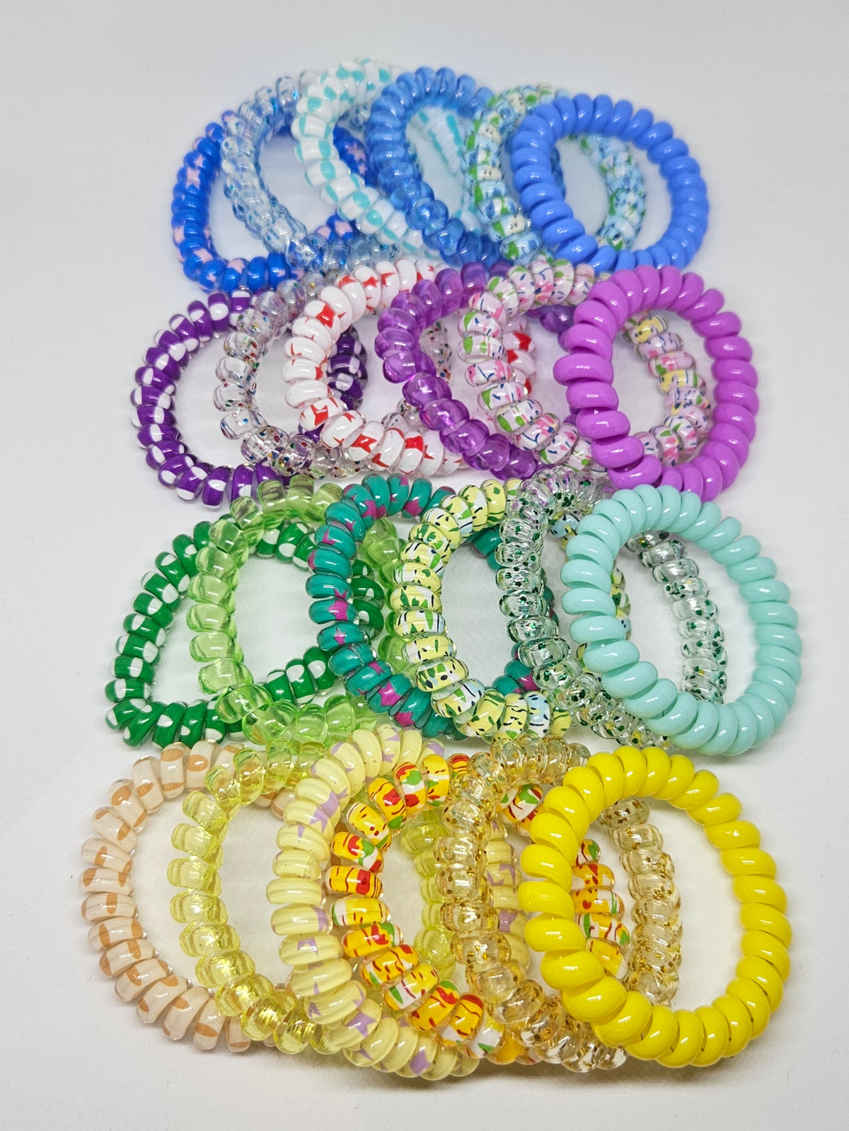 🎀 Élastiques ressort – Lot de 6