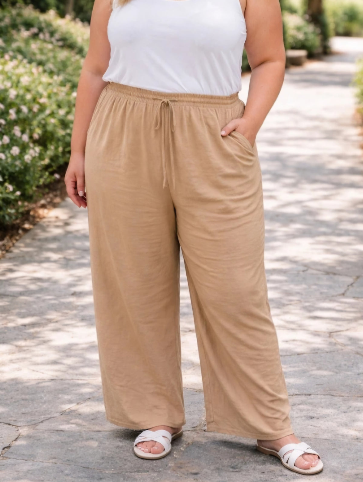 🌿 Pantalon fluide - Lyocell – Grande taille