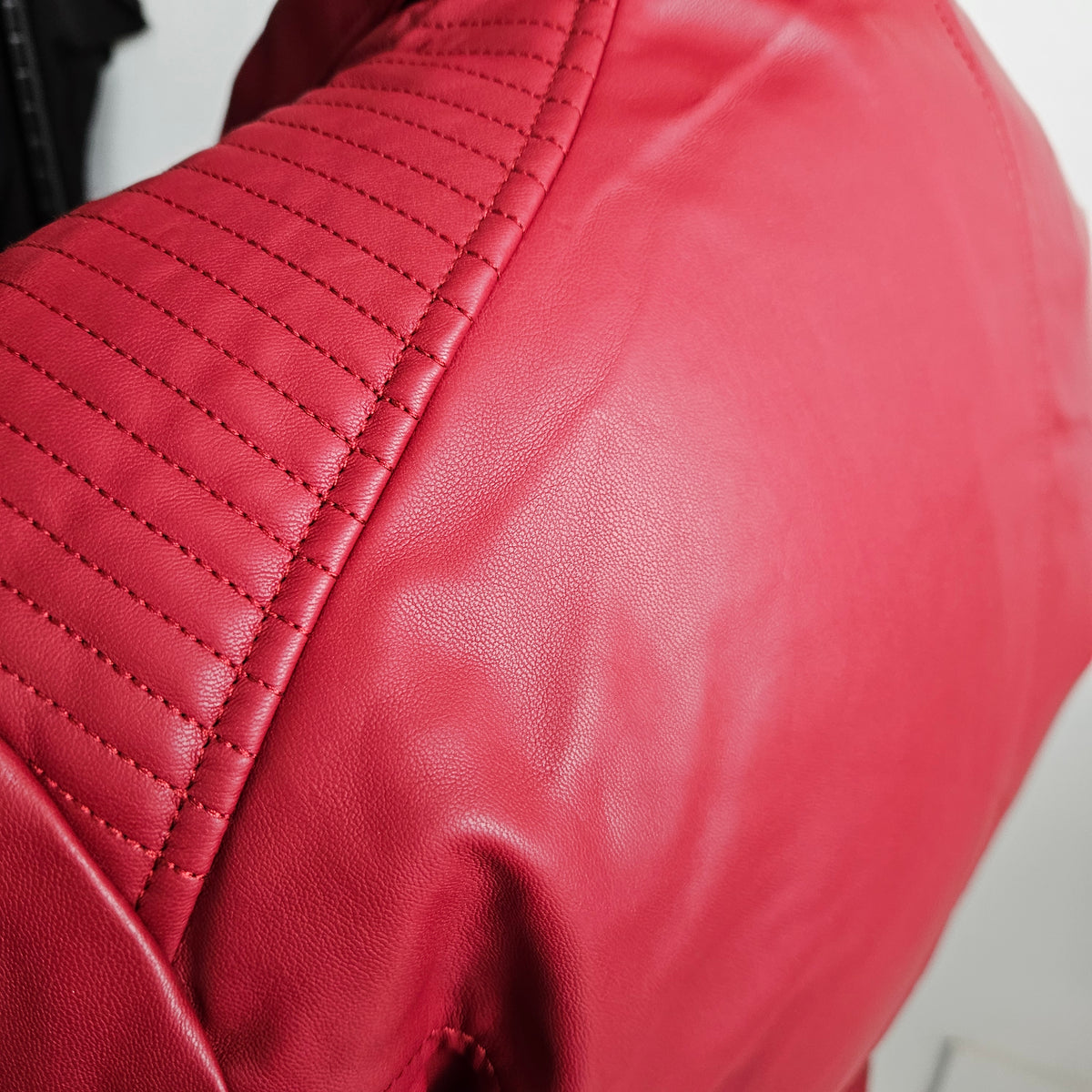 ❤️ Veste en simili cuir – Grande taille