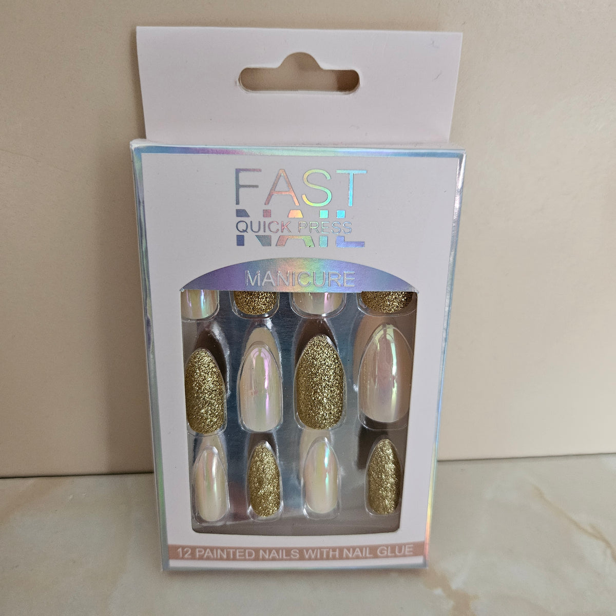 💅 Faux ongles pailletés & chromés ✨