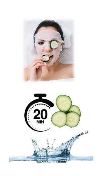 Masque Facial à l'Essence de Concombre ✨