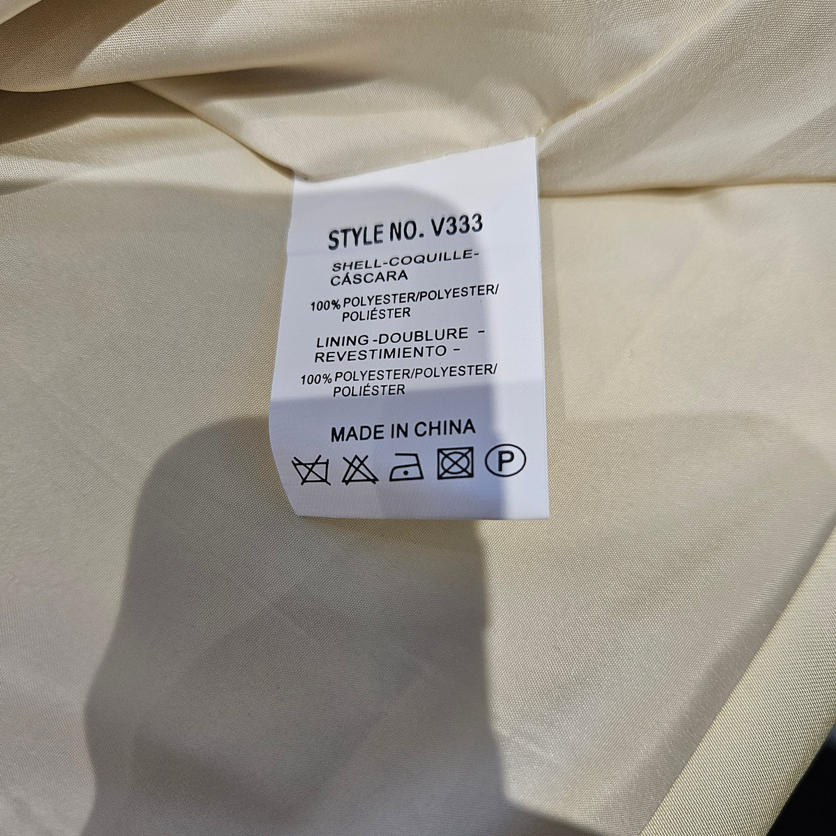 Blazer jaune pâle - Lulumary - Taille S