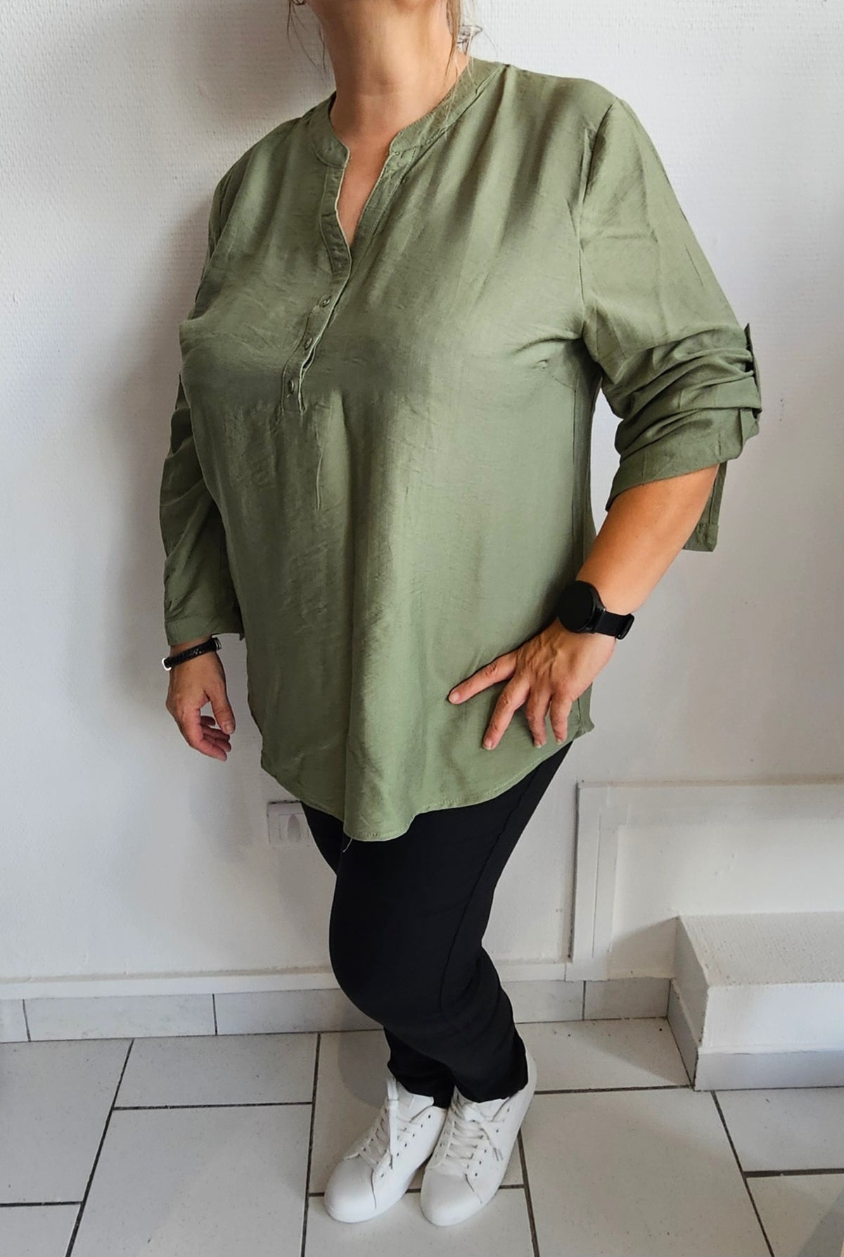 🌸 Blouse élégante en Lyocell