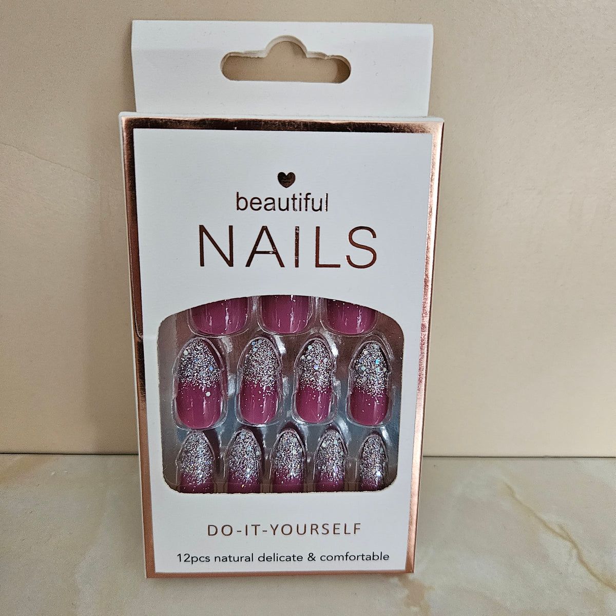 💅 Faux ongles à bout pailleté ✨