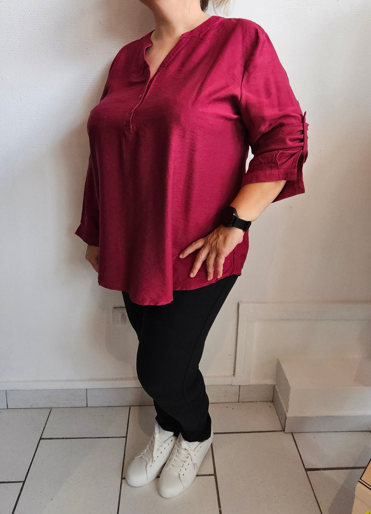 🌸 Blouse élégante en Lyocell