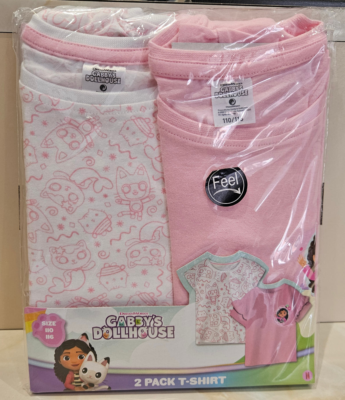 Tee-shirts Gabby et la maison magique - 5/6 ans