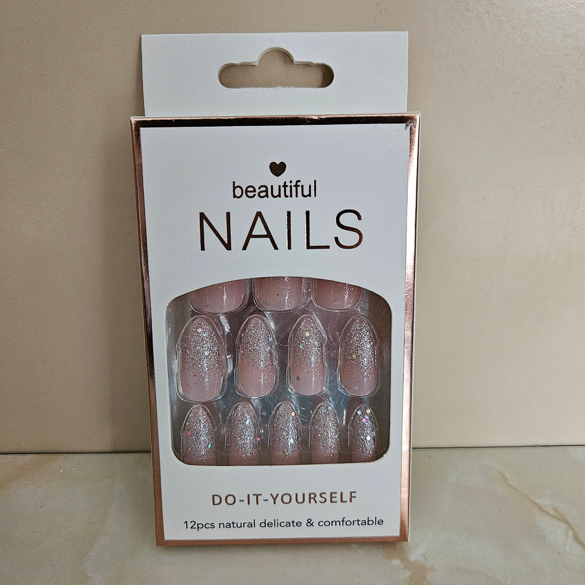 💅 Faux ongles à bout pailleté ✨