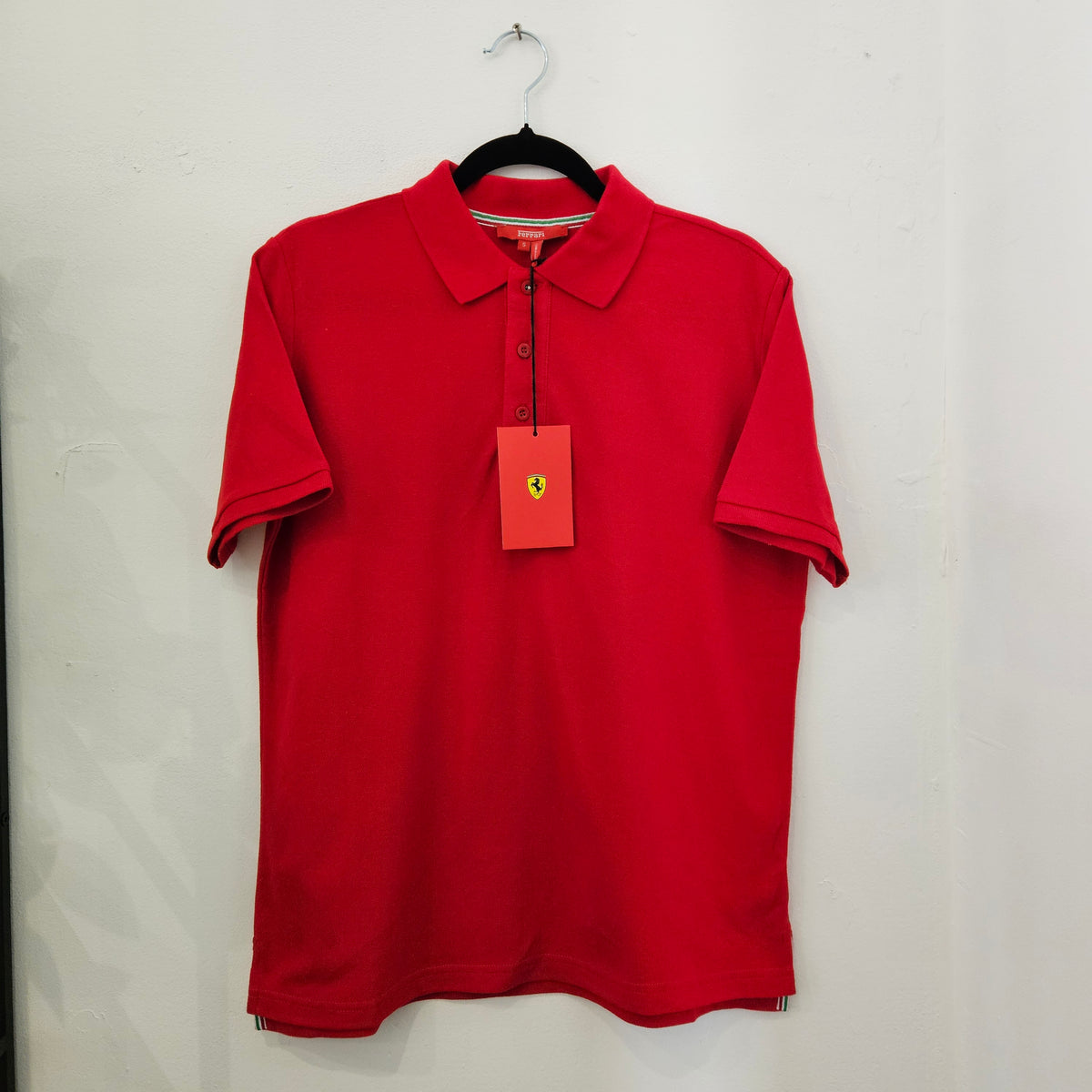 🏎️ Polo Ferrari rouge – Taille S
