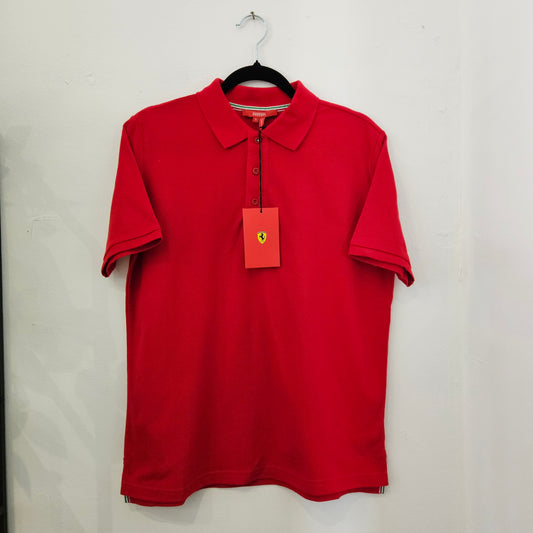 🏎️ Polo Ferrari rouge – Taille S