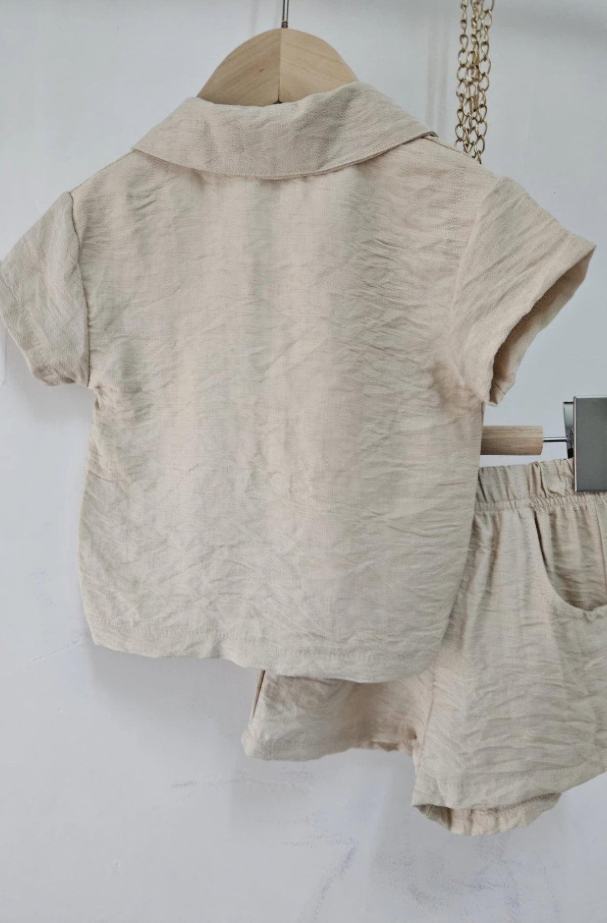 🤍 Ensemble gaufré – Haut & short