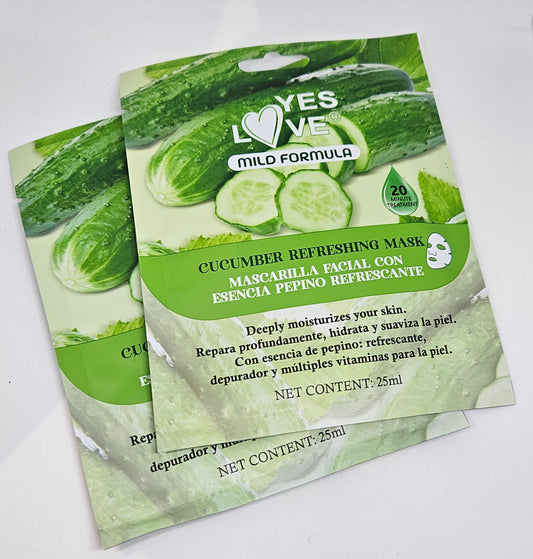Masque Facial à l'Essence de Concombre ✨