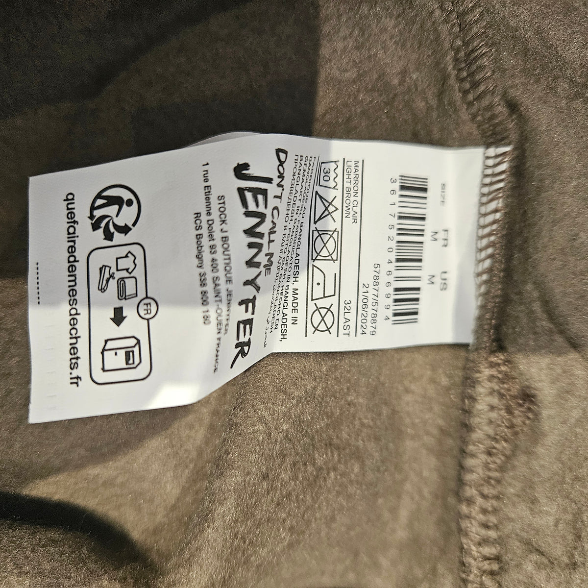 Sweat marron - Jennyfer - Taille M