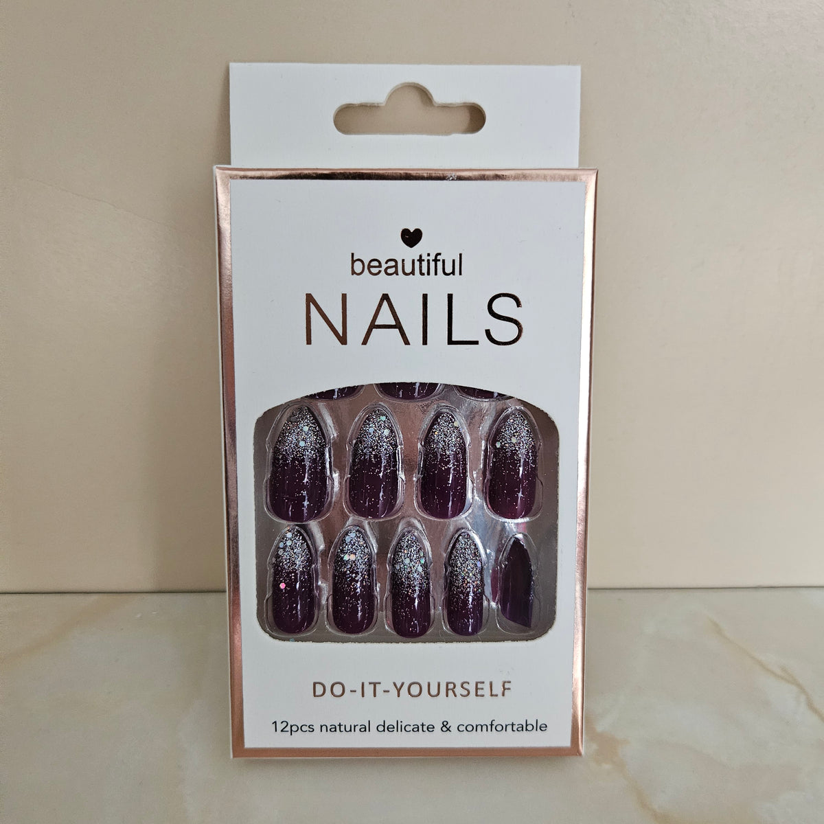 💅 Faux ongles à bout pailleté ✨
