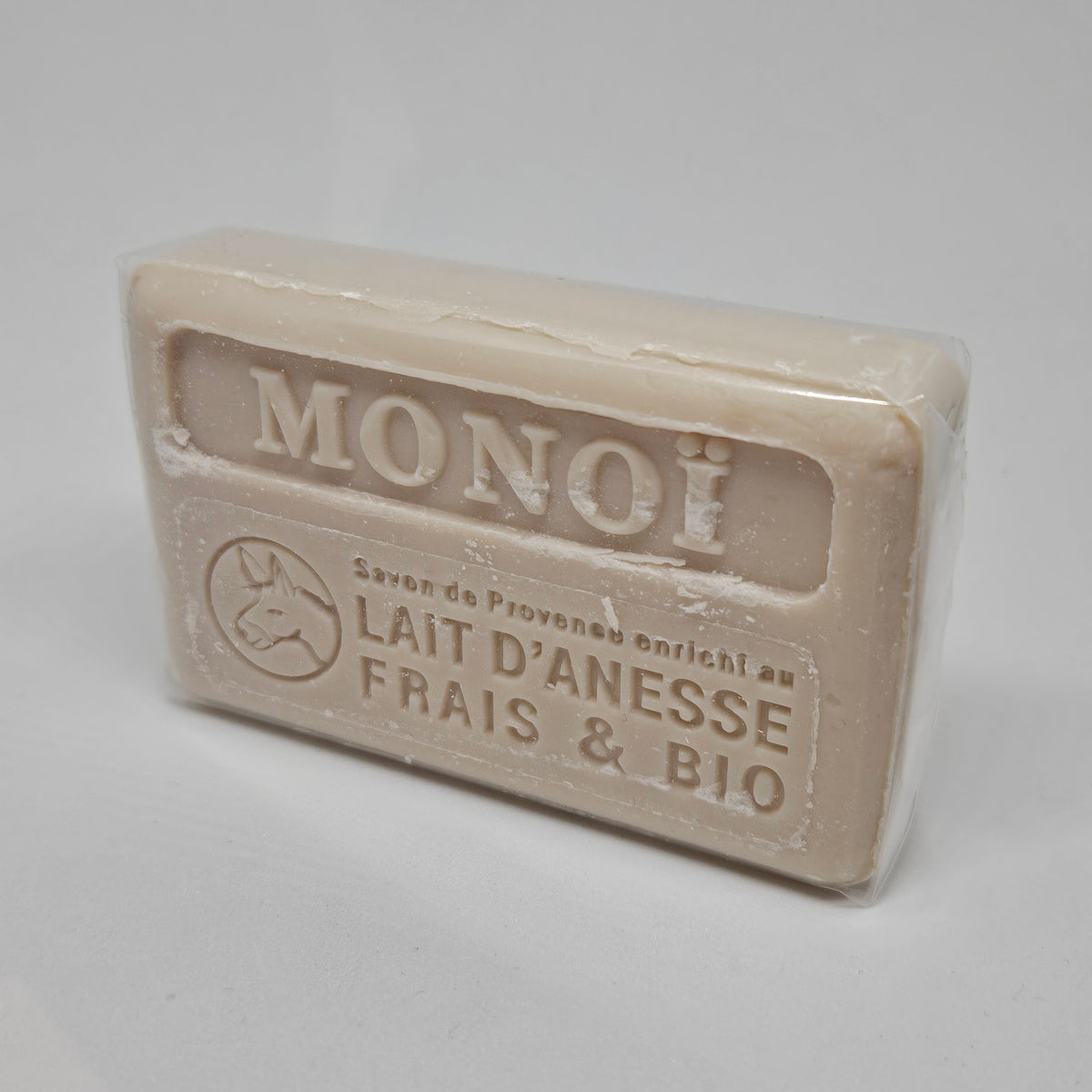 🌺 Savon au lait d’ânesse frais & bio – Monoï – 100 g