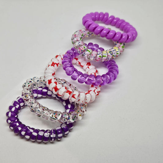 🎀 Élastiques ressort – Lot de 6
