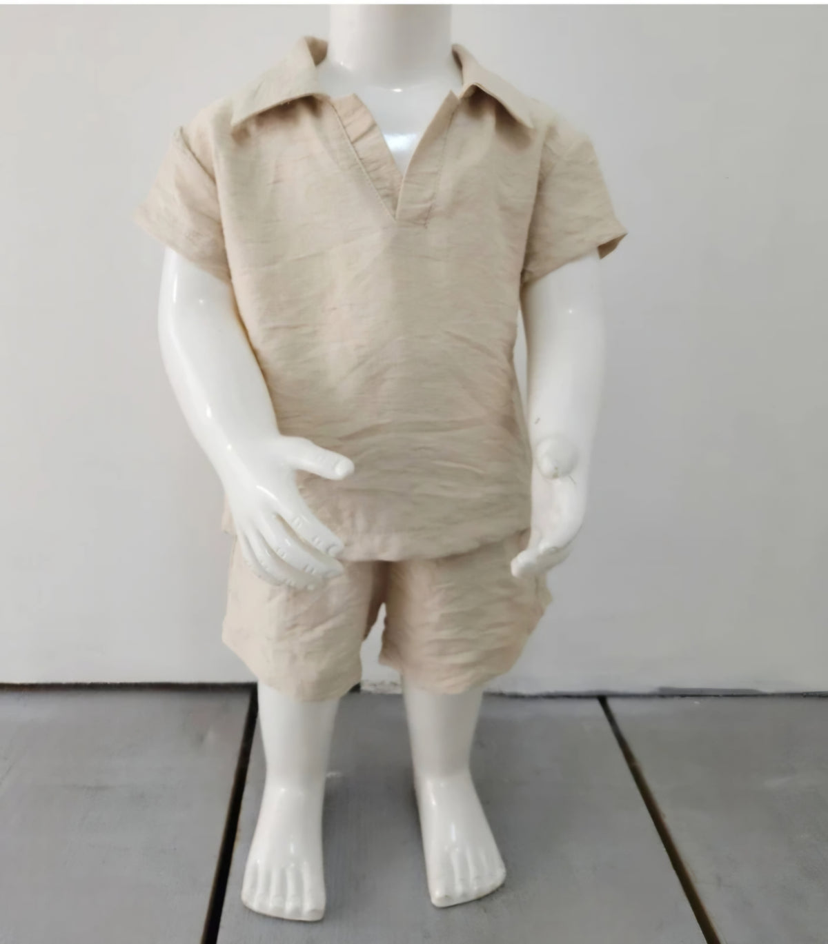 🤍 Ensemble gaufré – Haut & short