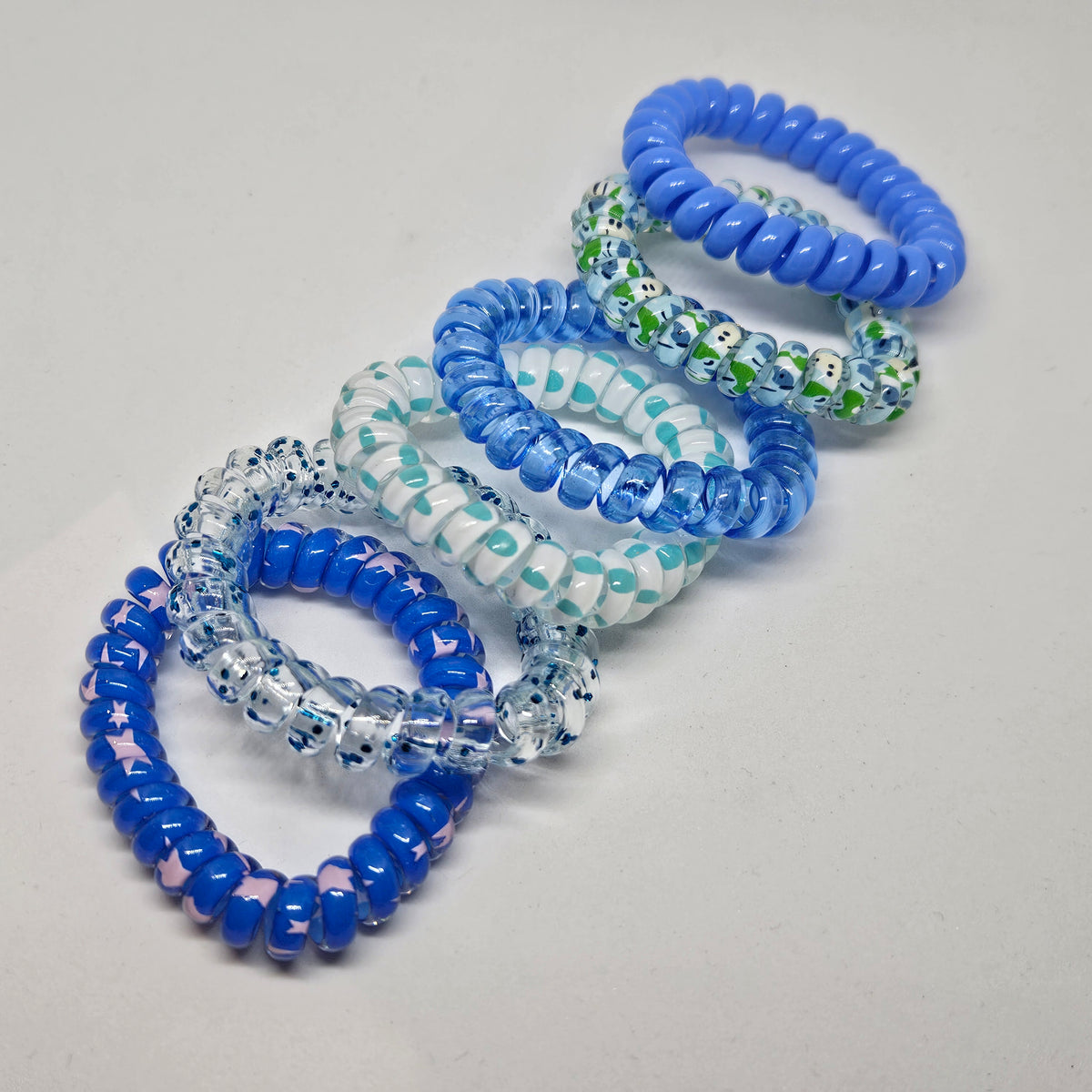 🎀 Élastiques ressort – Lot de 6