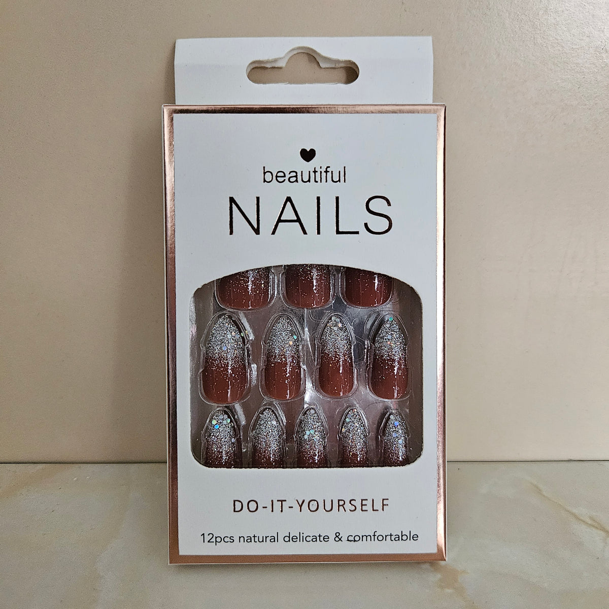 💅 Faux ongles à bout pailleté ✨