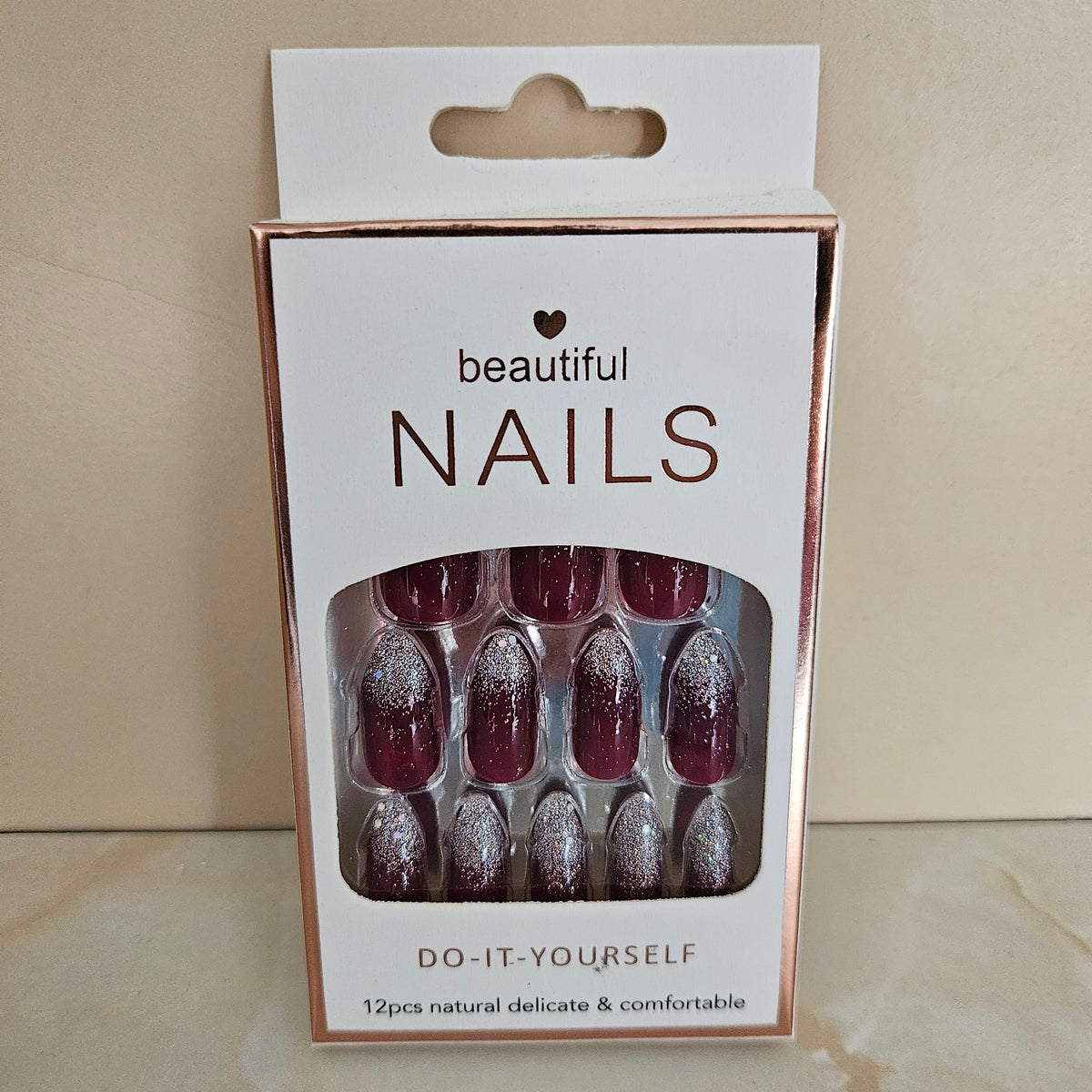 💅 Faux ongles à bout pailleté ✨