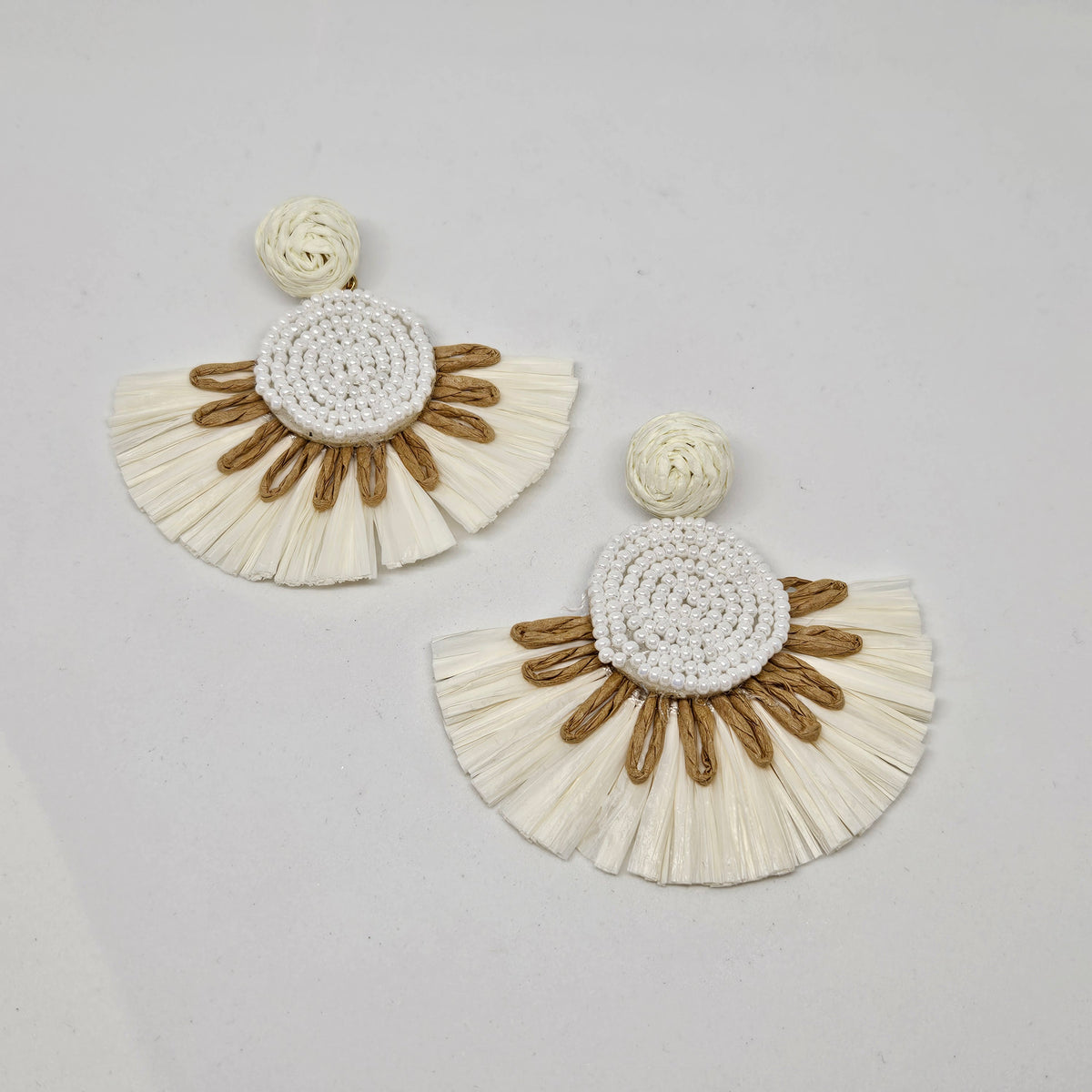 🌈 Boucles d’oreilles éventail