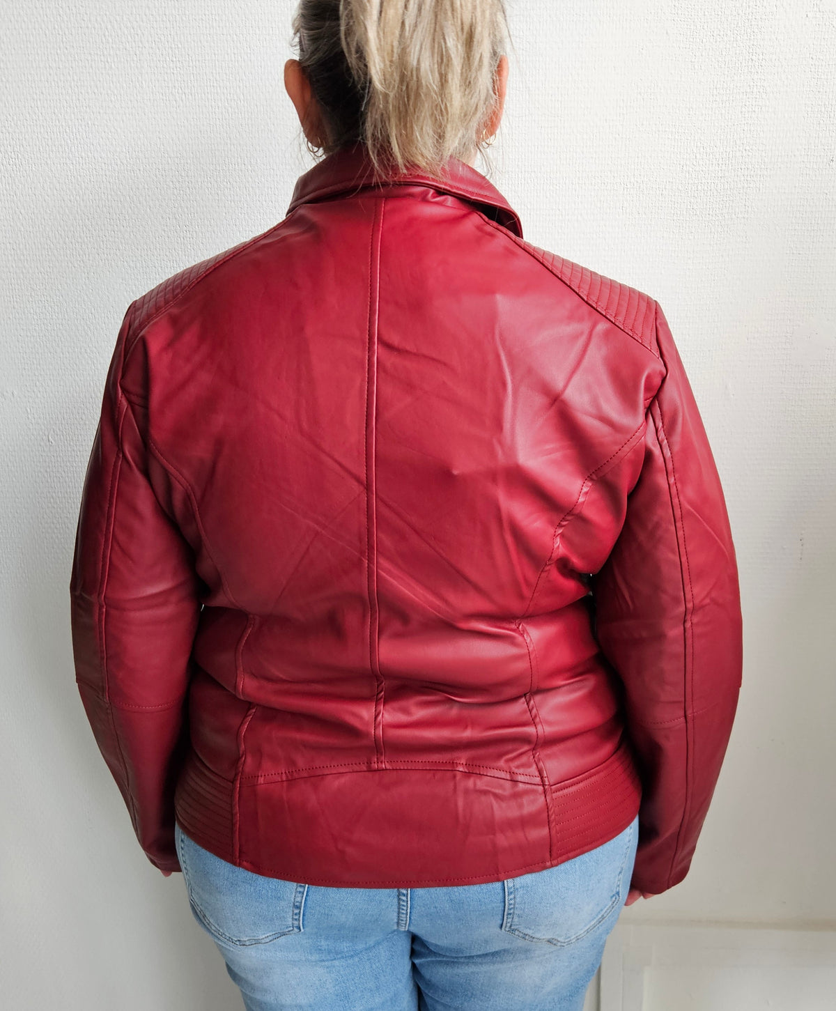 ❤️ Veste en simili cuir – Grande taille