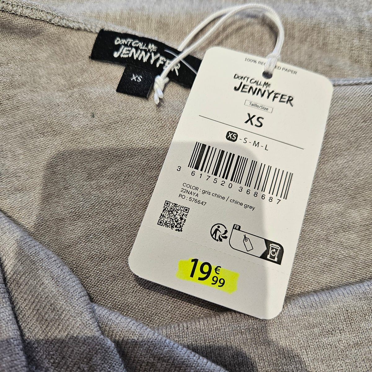 Pull gris - Jennyfer - Taille XS