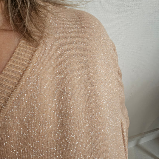 🌸 Pull mi-saison brillant