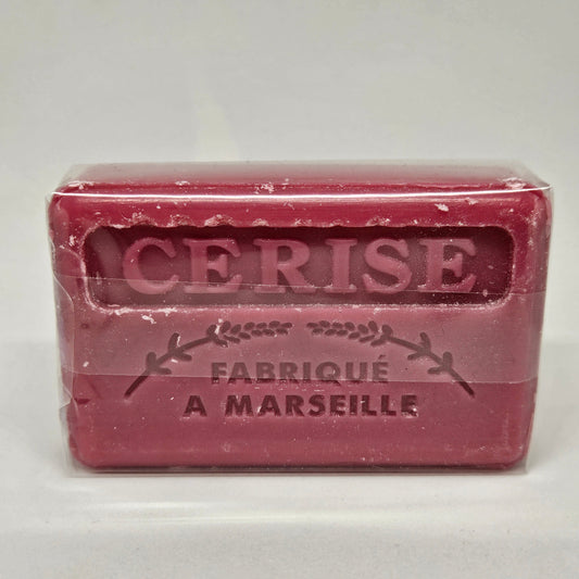 🍒 Savonnette marseillaise à la cerise – 125 g
