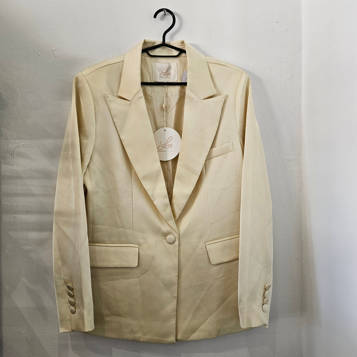 Blazer jaune pâle - Lulumary - Taille S