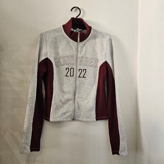 Veste Gris/Bordeaux - Jennyfer - Taille M