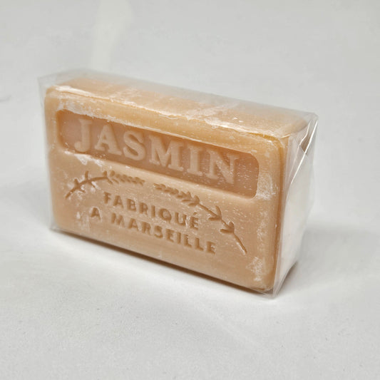 🐐 Savonnette marseillaise au lait de chèvre – Jasmin – 100 g 🧡