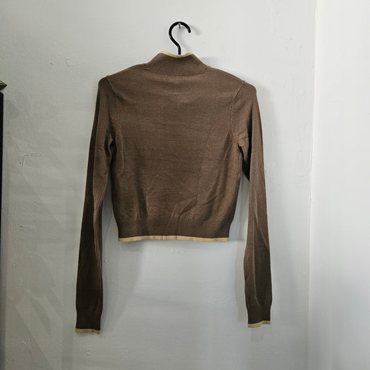 Pull marron clair - Jennyfer - Taille XS