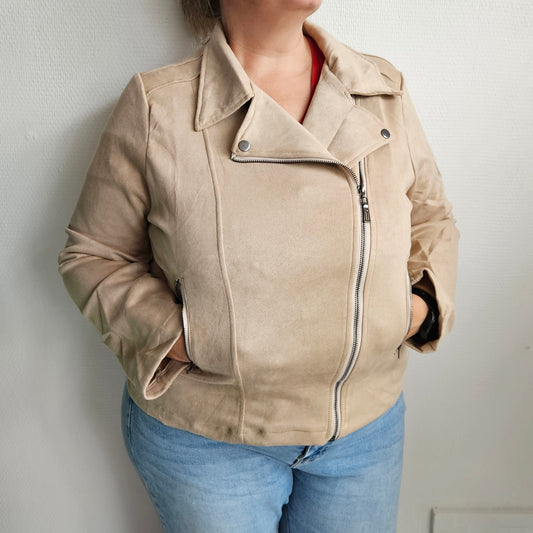 🤎 Veste en suédine douce