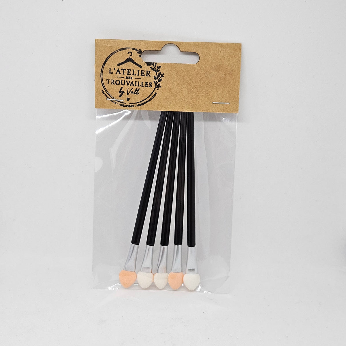 🖌️ Mini pinceaux applicateurs à fard à paupières – Lot de 5